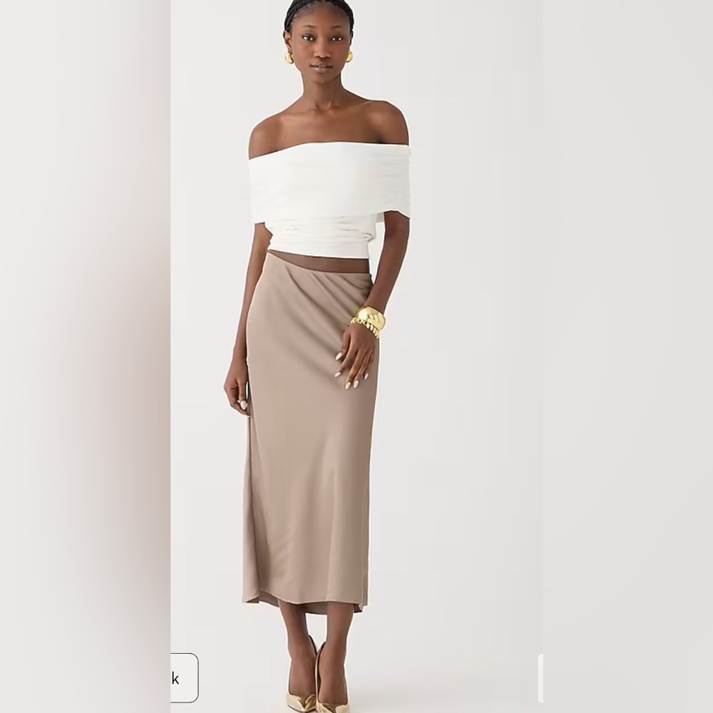 New with tags Jcrew Gwyneth Slip Skirt medium